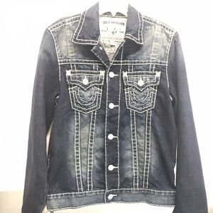 Women's True Religion Trucker Jacket LG
